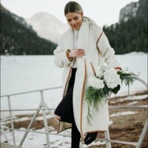 Madewell Sherpa fleece coat